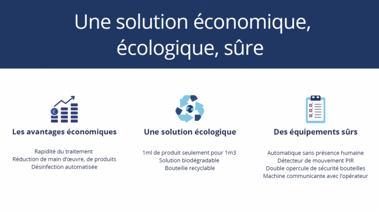 Nouveaux systèmes de désinfection DSVA : les solutions MicroDefender, France, MicroDefender